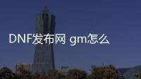 DNF发布网 gm怎么刷东西